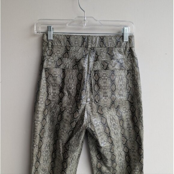Zara faux leather snakeskin pants - Picture 6 of 6